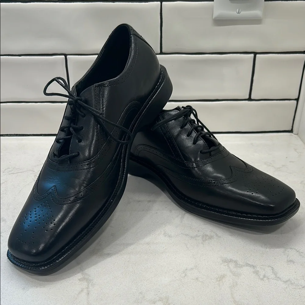 Red Wing Baxter 4790 Oxfords Black Wing Tip Leather Size 11